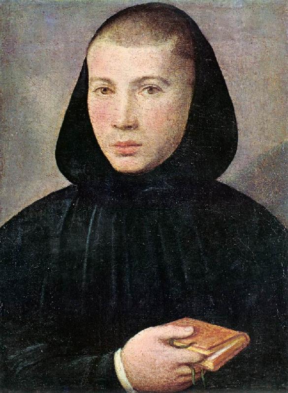 CAROTO, Giovanni Francesco Portrait of a Young Benedictine g oil painting picture